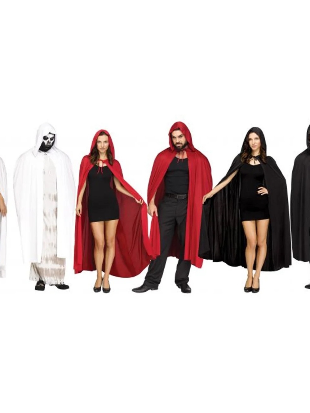 White Hooded Cape Classic accessory